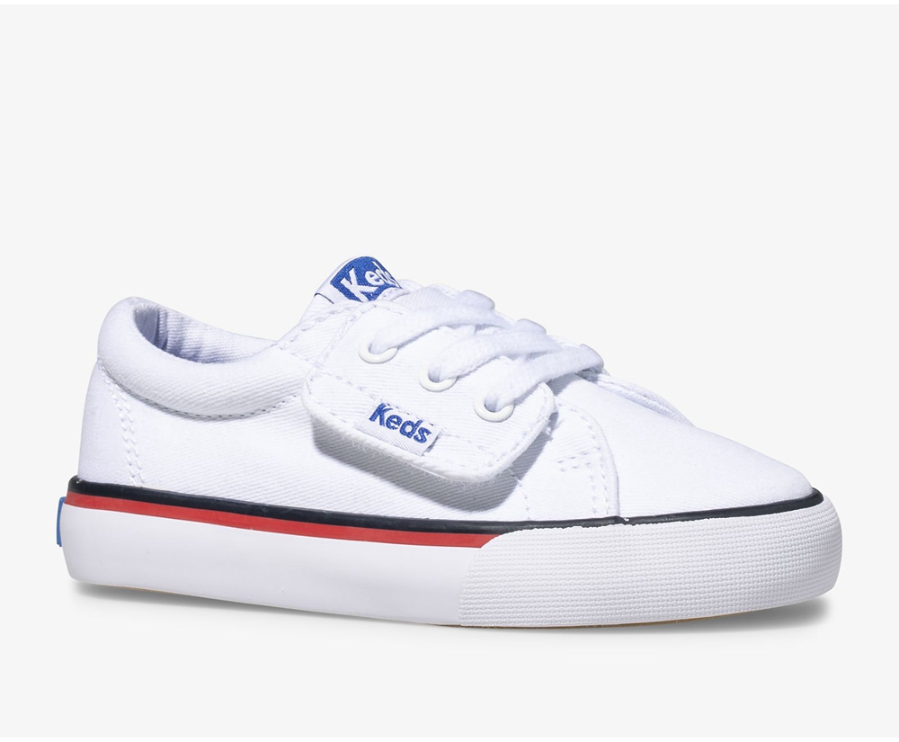 Keds Sneakers White - Jump Kick Jr. Canvas - Kids BNXTKF-109